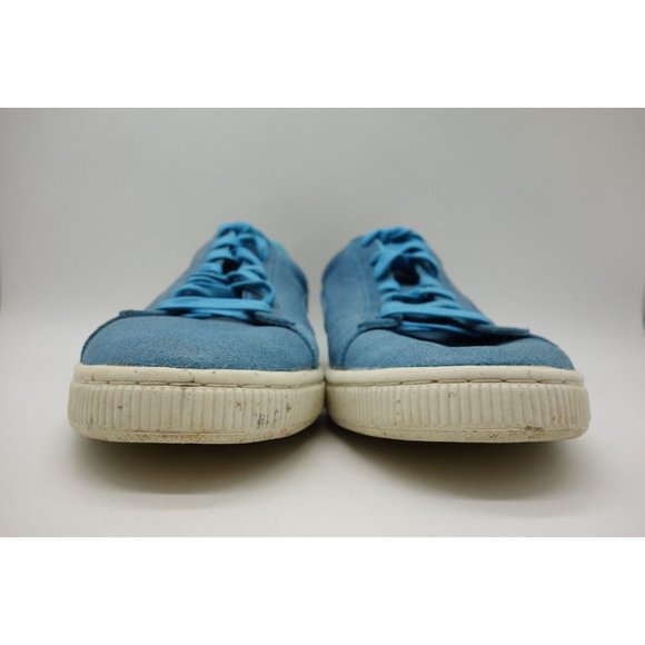 Puma Suede Aqua Blue Leather Casual Lace Up Sneakers Shoes Men's 11 - Picture 8 of 11